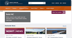 Desktop Screenshot of ncdot.gov