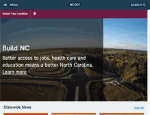 Tablet Screenshot of ncdot.gov